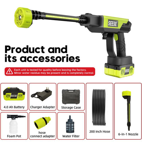 1000 PSI Cordless Pressure Washer