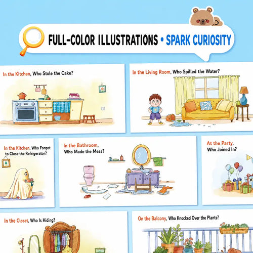 The Great Detective 6-Book Activity Set — Ages 2-6